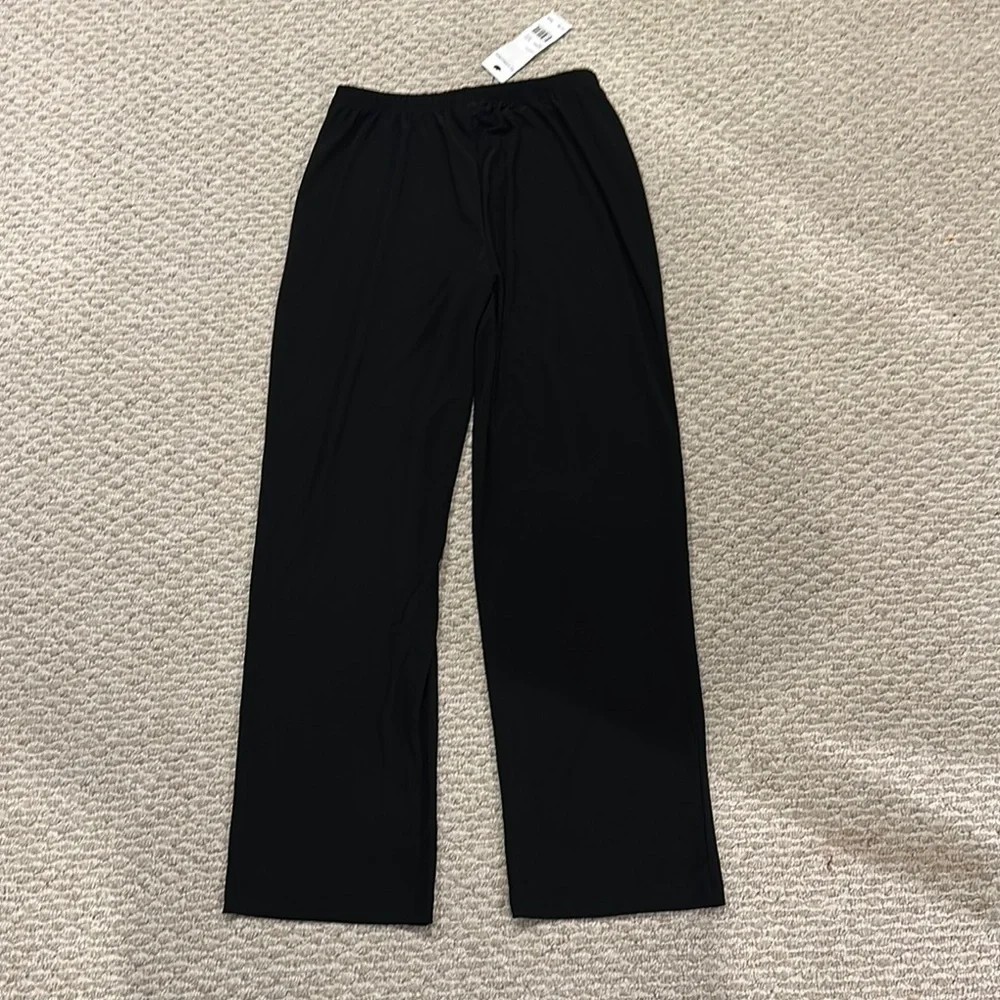 NY collection Women’s Black flowy and soft Wide-Leg Pants